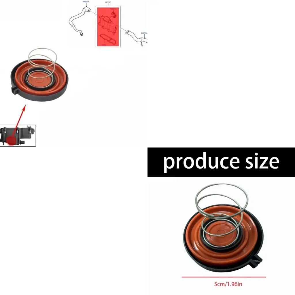  Strong Silicone Rubber Valves Cover Diaphragm Accuracy Engineered Crankcase Ventilation Membrane for Automotives Use