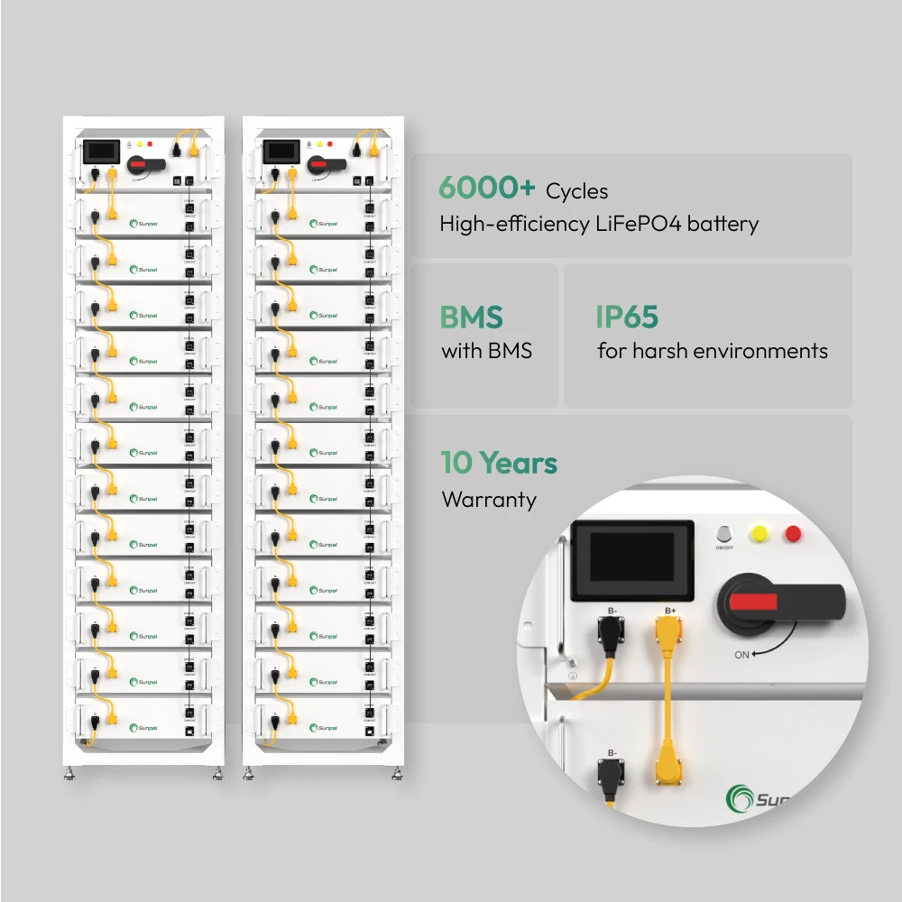 Deye Bess Solar Battery Energy Storage System Container 40kw 50kW 100kw All in One Inverter Hybrid and Lithium Battery