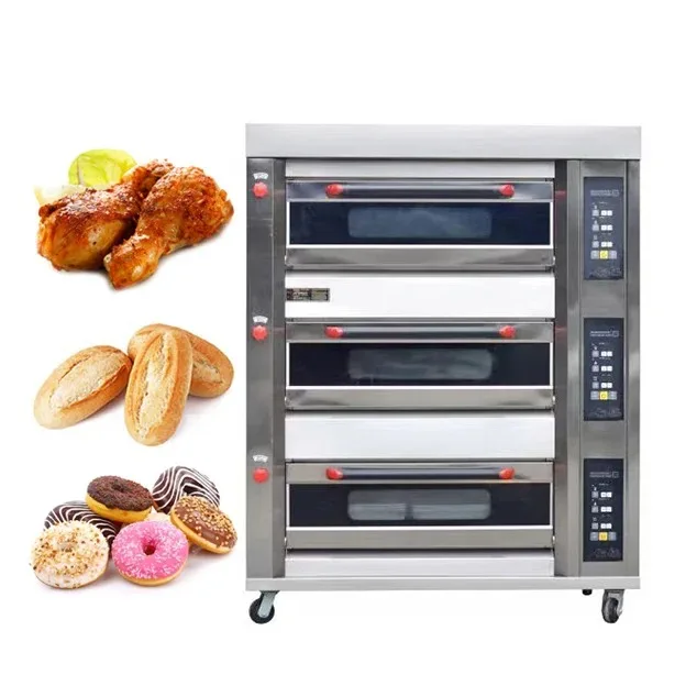 

Horno De Pan Para Panaderia Pizza Industrial Pastry Confectionery Gas Cake Oven Manufacturer for Bakery