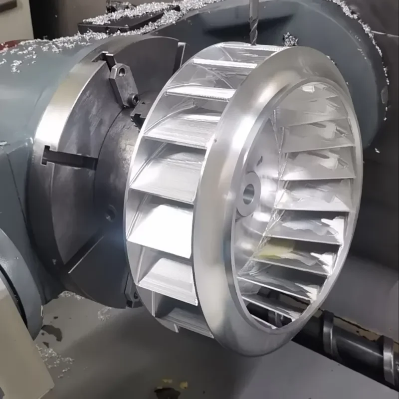 Precision 5-Axis CNC Machined Copper Alloy/Stainless Steel Impellers with Wire EDM for Engine Cooling