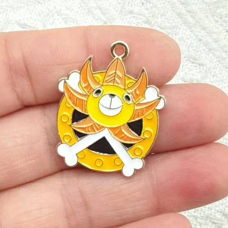 10pcs Cartoon Luffy Jobba Alloy Pendant Anime DIY Creative Fashion Jewelry Accessories Gift