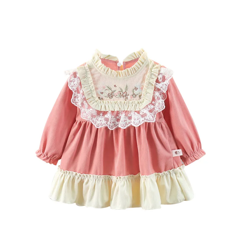 Girls Princess Dresses Spring Summer 2024 Children Cotton Party Dress For Baby Birthday Clothes Toddler Costume Kids Dress 3 4Y