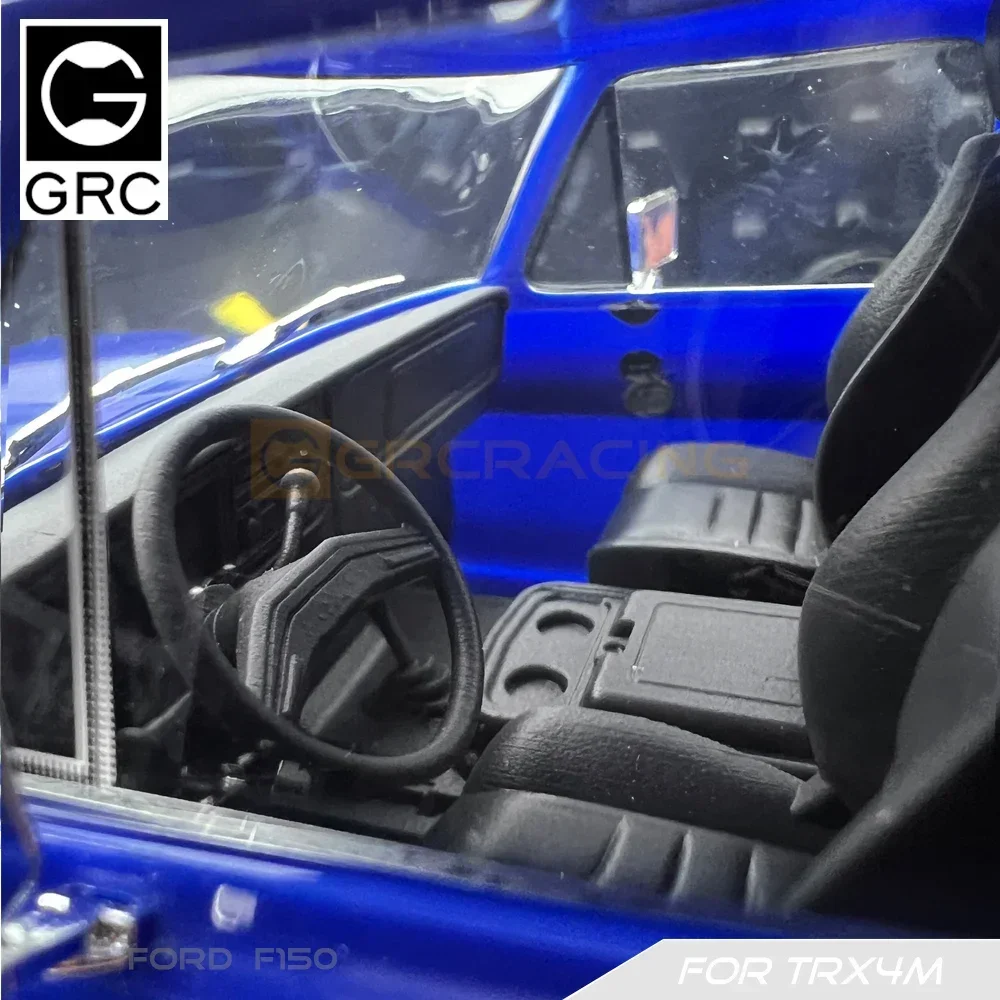 GRC 3D Printed Interior / Dashboard / Seat W/Cooling Fan for TRX4M Ford F150 / TRX4MT F150 Pickup Upgrade Option Parts # G183W