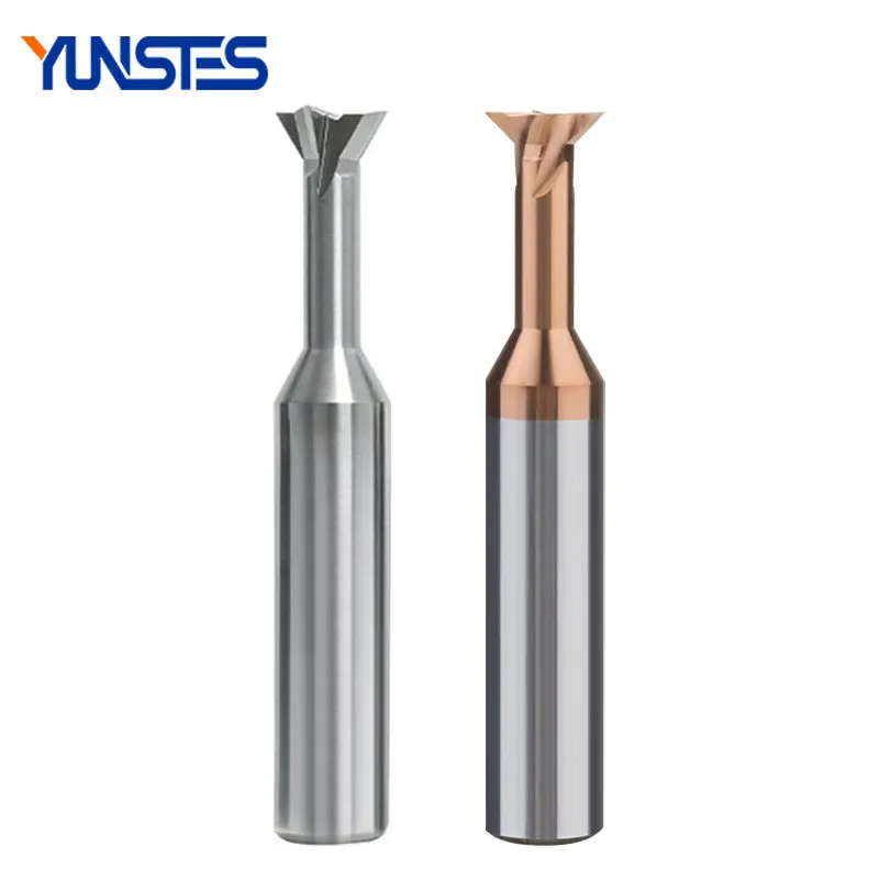 Carbide Dovetail Milling Cutter Carbide Dovetail Milling Cutter CNC Tool 30 45 60Degree Tungsten Steel Machining Tool for Metal