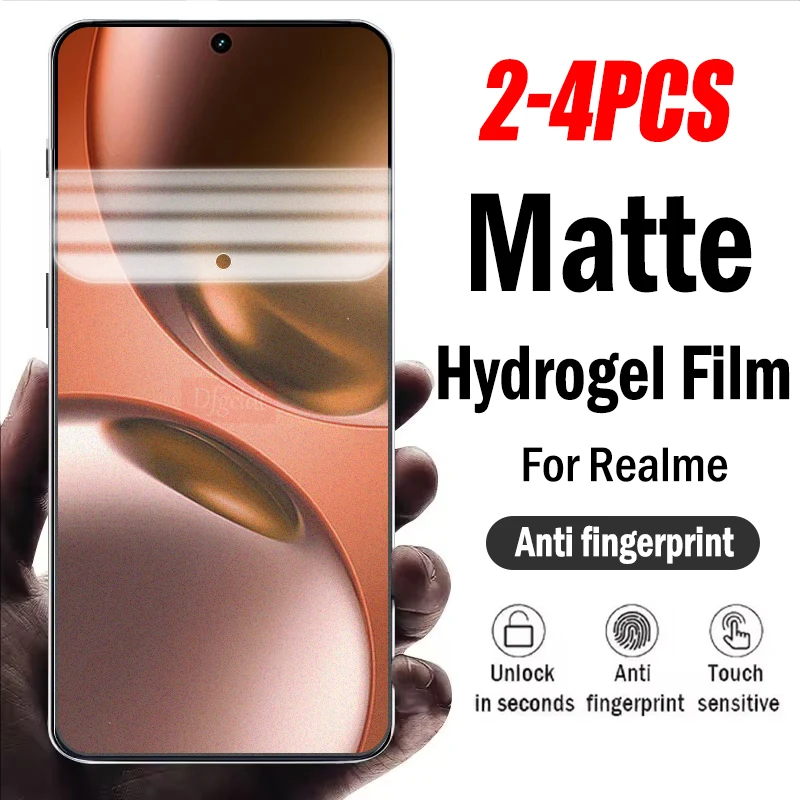 

Простая в установке матовая гидрогелевая пленка из 2 предметов для Realme GT 7 GT 7T GT7 GT6 GT5 GT3 GT2 GT Master Q3 Q5 Pro, защитные пленки для экрана