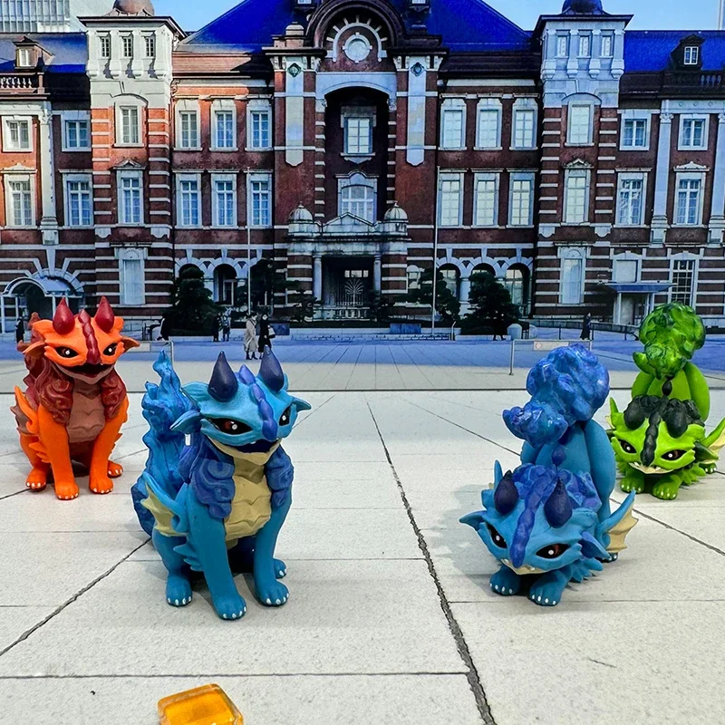 動物ガシャポン記念品コレクションデスクトップ装飾アクションフィギュア模型玩具