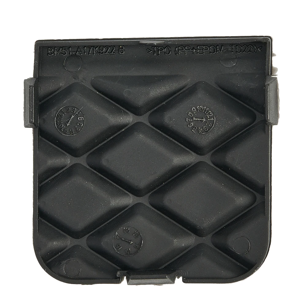 

1Pcs Exterior Part Car Rear Bumper Tow Hook Cover Part Accessories Black Part Plastic Towing Eye Hook Cover Cap