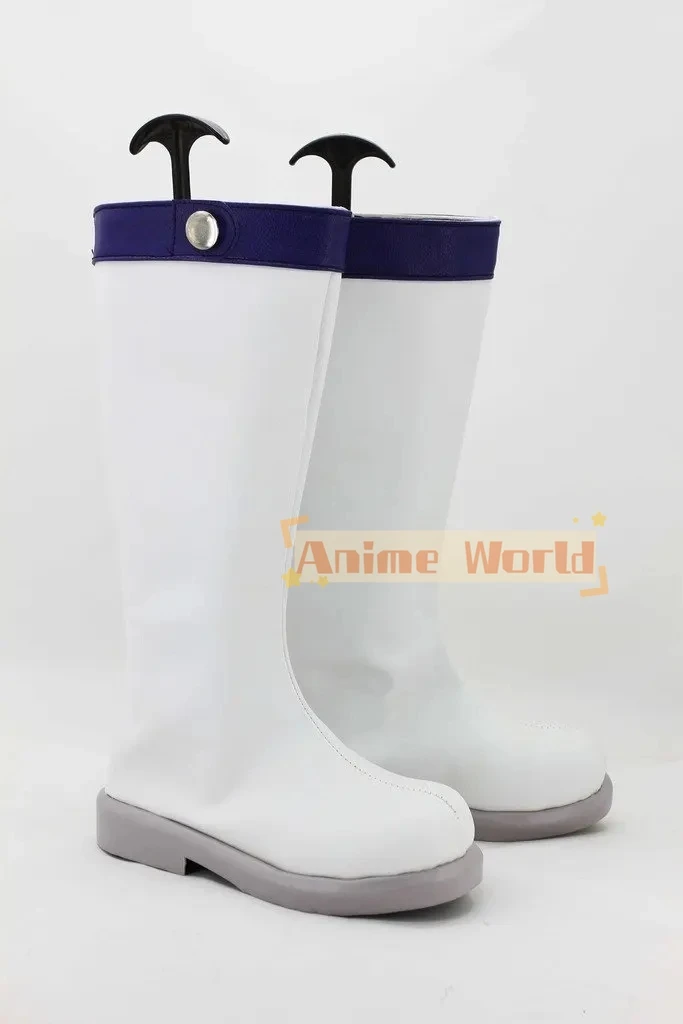 Shoes Cosplay Lucy Cosplay Boots White Shoes Custom Made Men and Women Wear Shoes