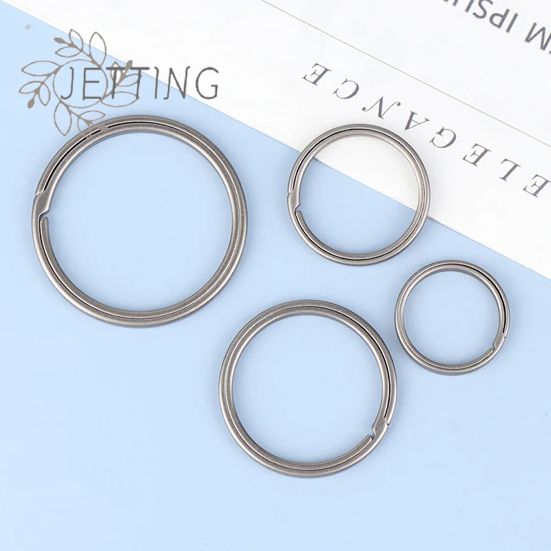 حار 1 قطعة التيتانيوم حلقة رئيسية سبائك التيتانيوم سيارة مفتاح سلسلة في الهواء الطلق الذكور الإبداع هدية أداة صغيرة اكسسوارات السيارات المفاتيح #2