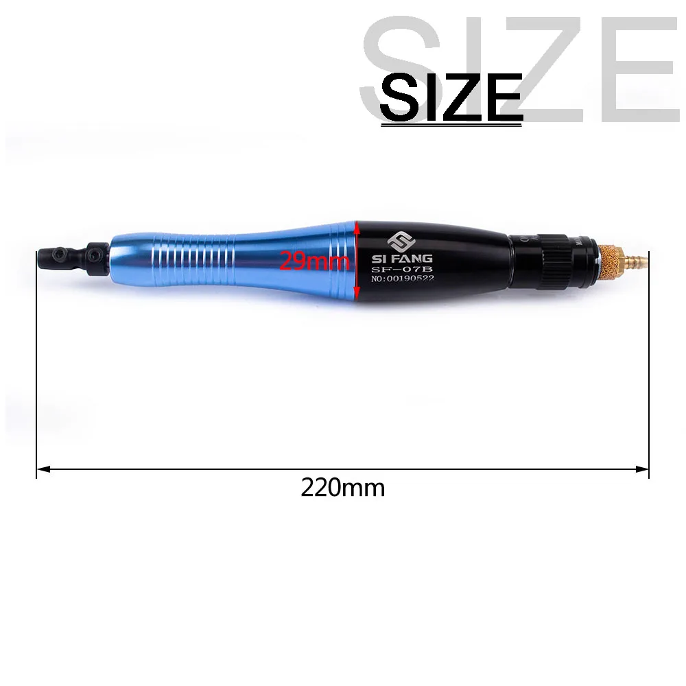 moedor pneumático de lapidação, 1 peça, sistema de micromotor ultrassônico,1/8 pol. (3mm), para lapidação de metal, mandril para moagem, corte e