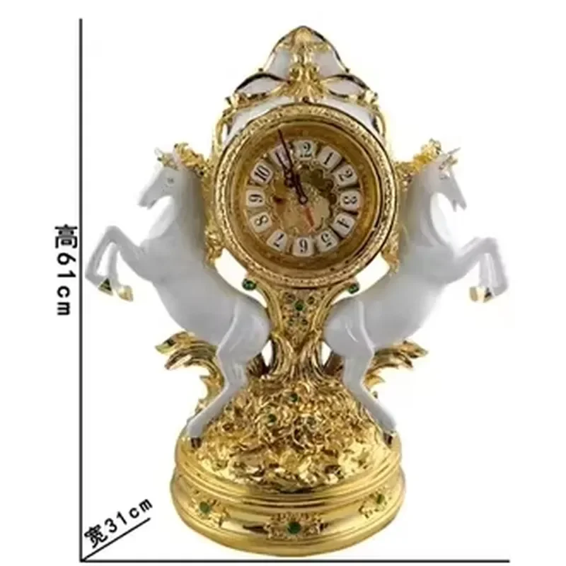 Luxury Table Clock Mechanism for Home Decoration Wholesale Manufacturer Silent Quartz Movement DIY Repair Parts Modern Design