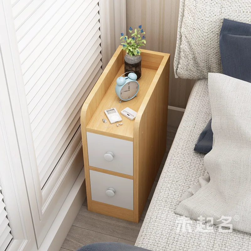 

Wholesale Ultra-Narrow 20-Bedroom Narrow 30 Crevice Storage Cabinet 40Cm Wide Ultra-Thin Closet Small Bedside Table