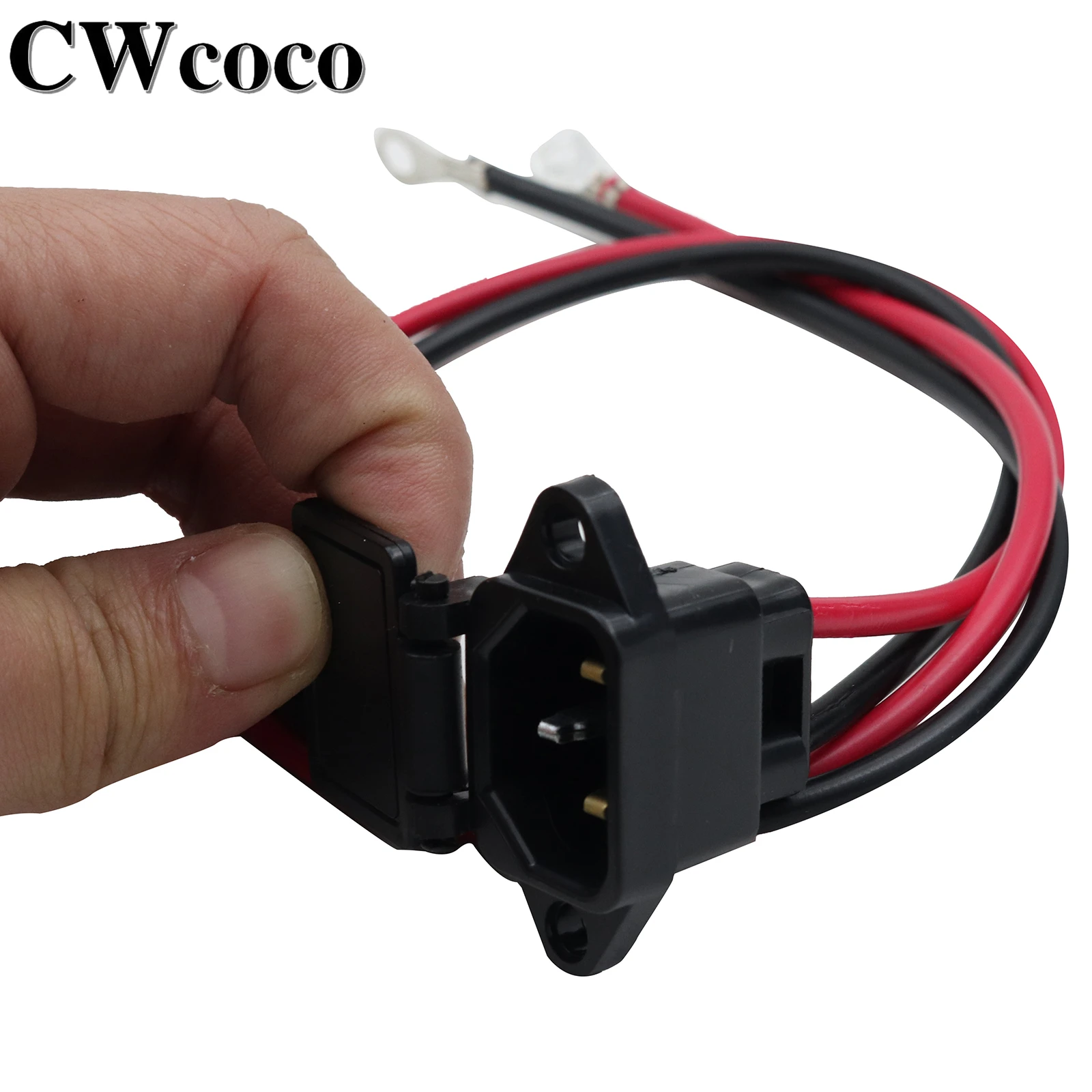 25/55/90cm Three-core Power Connector Charging Port Charger Docking Interface for Citycoco Electric Scooter Accessories