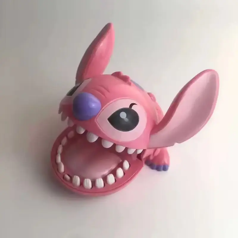 Stitch Bite Finger Prank Toys Disney Anime Teeth Funny Game Kids Cosplay Dentist Model Doll Classic Toy Boy Girl Gifts Hot Sales