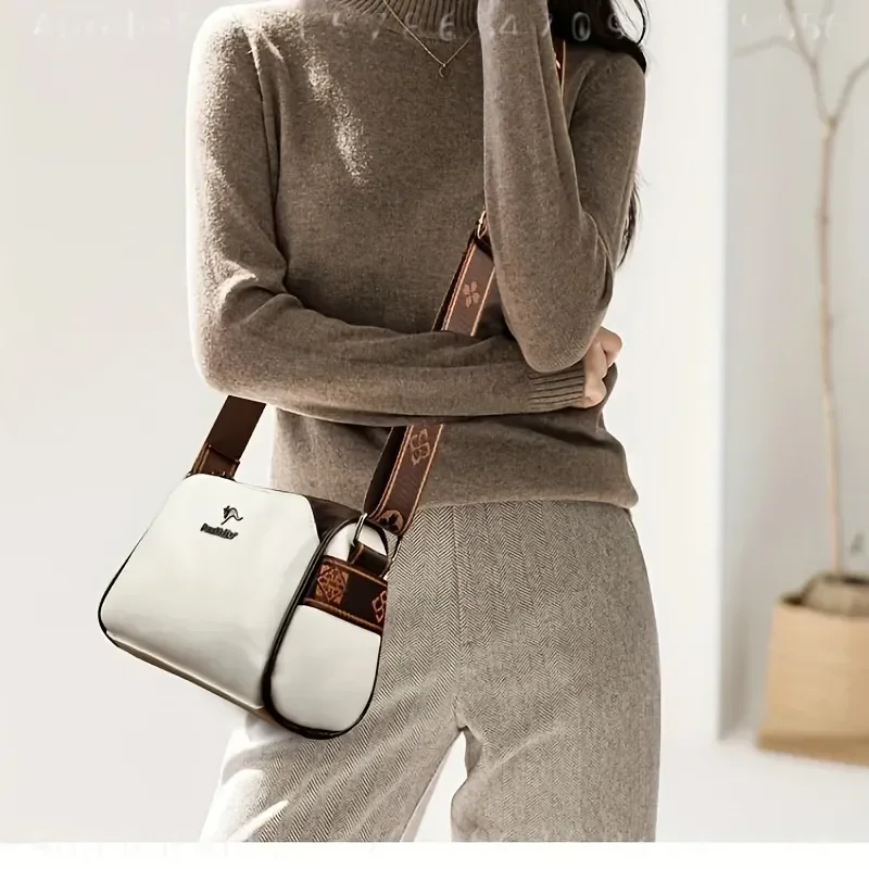 2024 New Women Soft Pillow Bag Large Capacity Versatile Shoulder Crossbody Boston Handbag