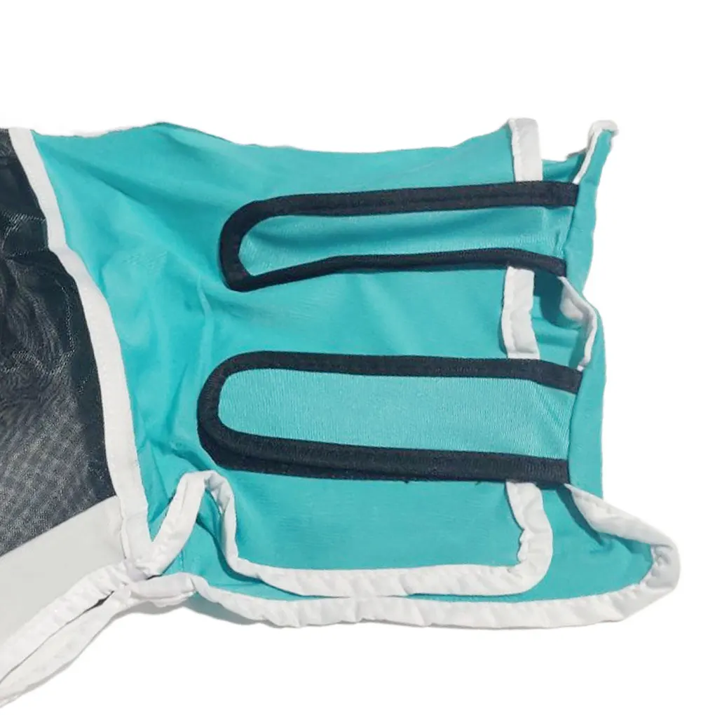 Tudung Kuda Anti Nyamuk Cocok untuk Kuda Kecil Menengah dan Besar Masker Kuda Bernapas Multi-ukuran Disisipkan untuk Mencegah Nyamuk