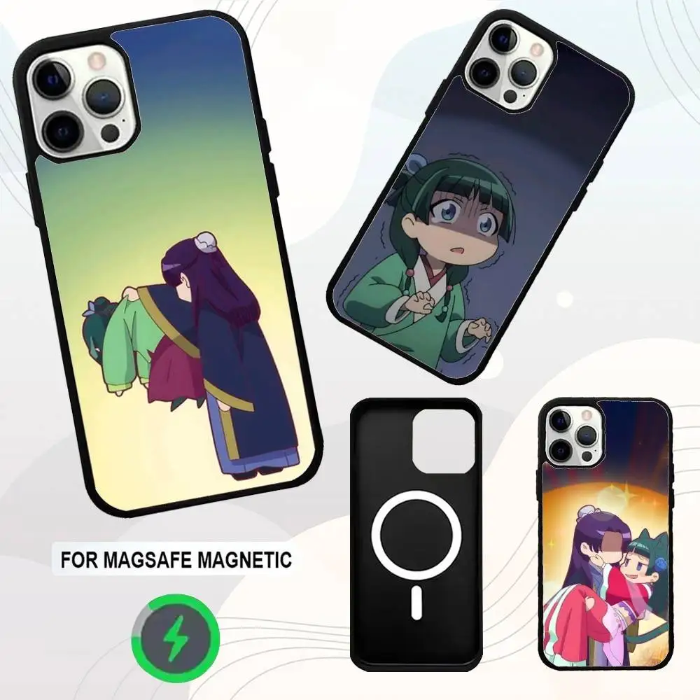 

Apothecary Diaries Maomao Phone Case For iPhone 16e,16,15,14,13,12,11,Plus,Pro,Max,Mini Magsafe Magnetic Wireless Charging