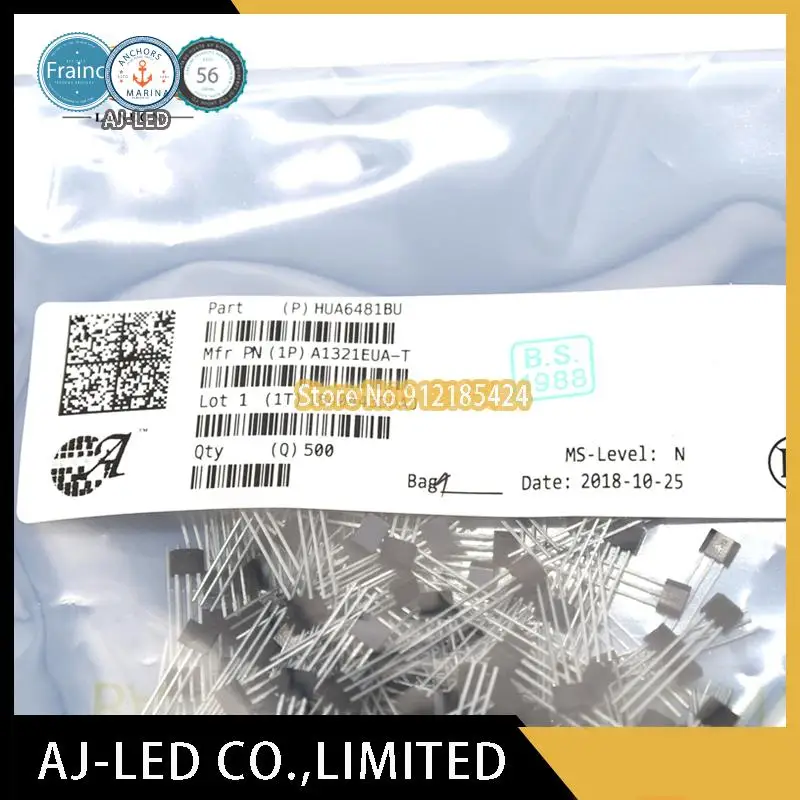 5 قطعة/الوحدة A1321EUA-T عنصر القاعة الخطية لأنظمة استشعار موضع السيارات والصناعية والدوارة الجديدة