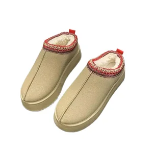 Winterplüschschuhe für einfache Frauen zum Tragen von Schneestiefeln heißes weiches Leiden im Freien gefüllt Slipper Solid Colce Slipper Solid Schuhe 10 Hauptverkaufs -Bota -Ästhetik - №2