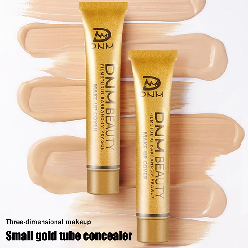 ^1Pc Professional Full Coverage Skin Concealer Foundation Cream Liquid Makeup - Blemish Cover Dark Spot Tattoo Contour Cosmetic
