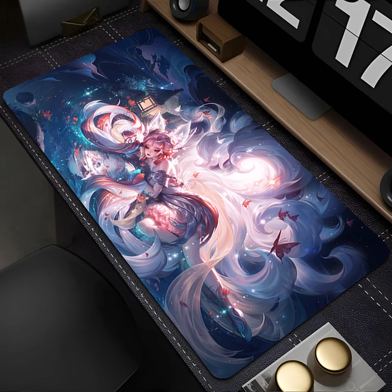 

Mouse Pad PC Accessories Keyboard Pad Office Desk Mat Anti Slip Anime Mousepad Natural Rubber Gaming Honor of Kings Extended Pad
