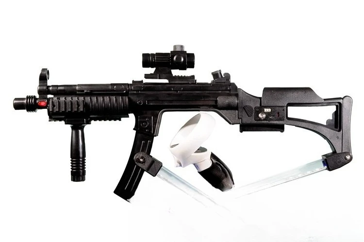 Double handle gun modeling virtual reality shooting VR game single-handed long gun large space commercial