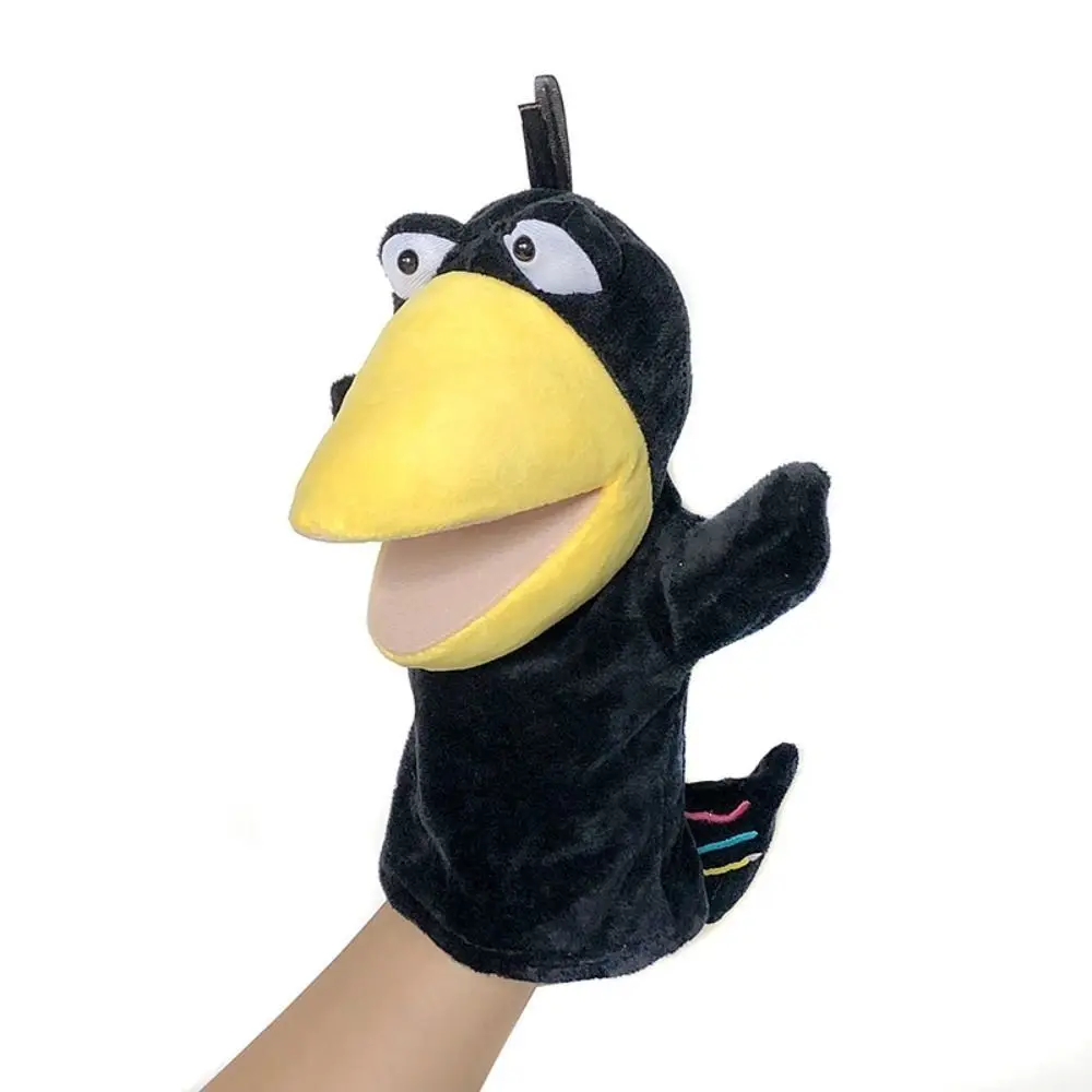 Durable Soft Hand Finger Puppet Cartoon Elephant Monkey Interactive Hippo Pig Plushed Children