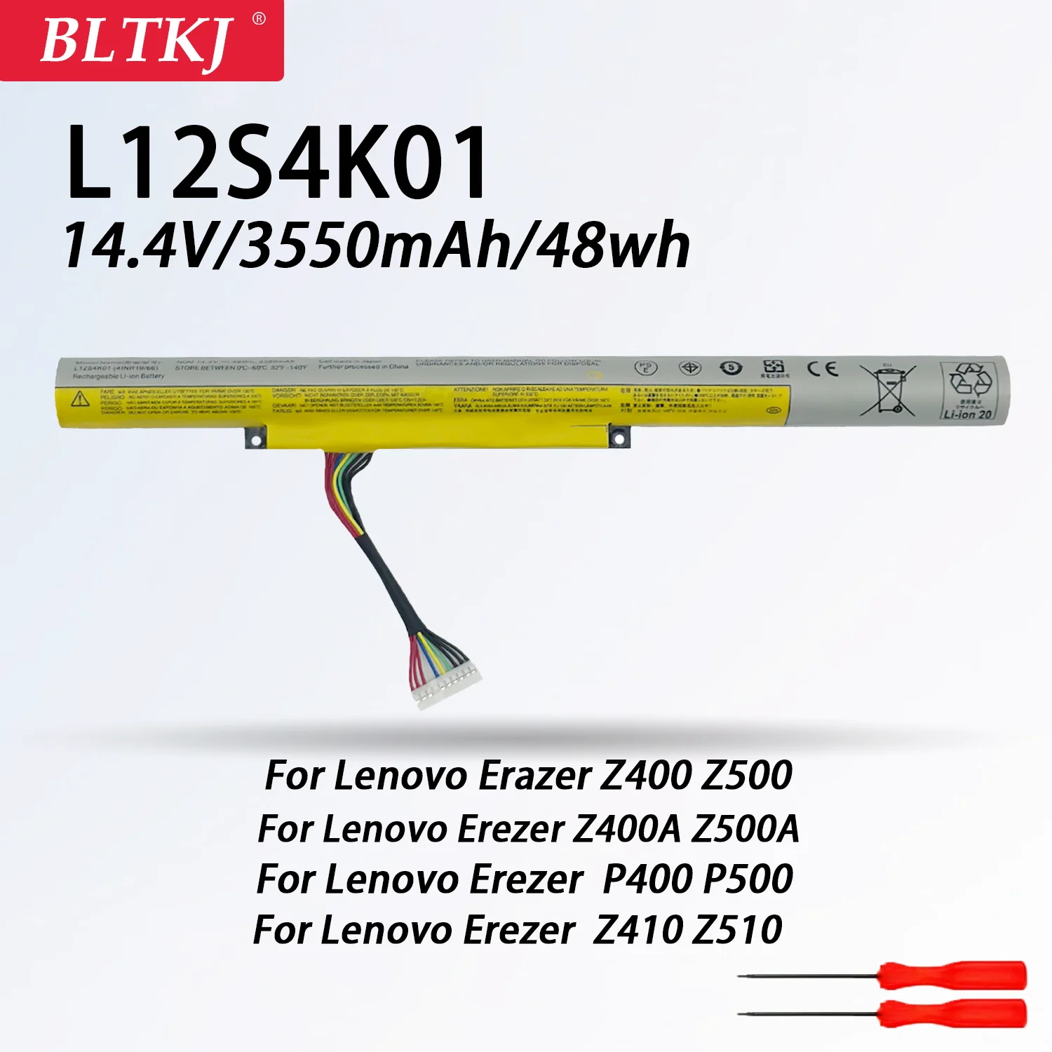 

Z400 Z500 L12L4K01 L12S4E21 L12S4K01 L12M4E21 L12M4K01 НОУТБУК для LENOVO IdeaPad Аккумулятор для ноутбука Z500 Z400 P500 Series