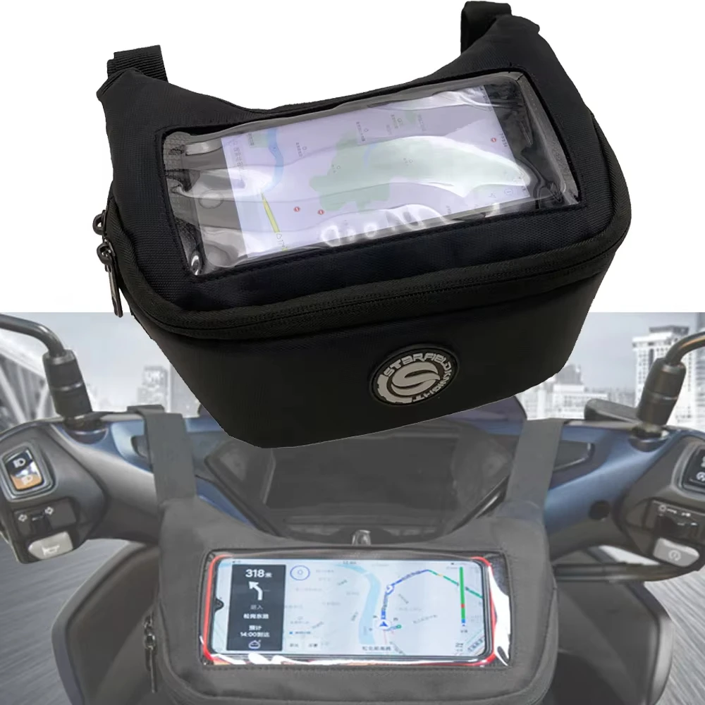 

Motorcycle handlebar GPS navigation bag mobile bag for BMW C400X C400GT C600 C650GT C650 For YAMAHA TMAX500 TMAX530 TMAX560