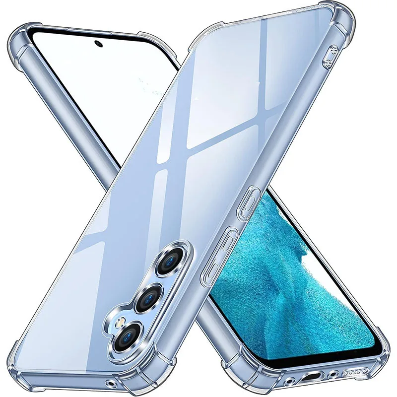 Shockproof Clear Silicone Case For Samsung Galaxy A21 A21S A31 A41 A51 A71 A81 A91 A12 A22 A32 A42 A52 A72 A13 A23 A33 A53 A73