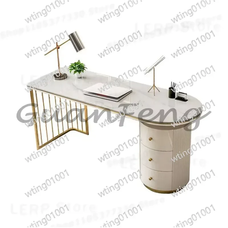 for Consultation Desk Light Luxury Modern Minimalist Computer Writing Table Beauty Salon Use