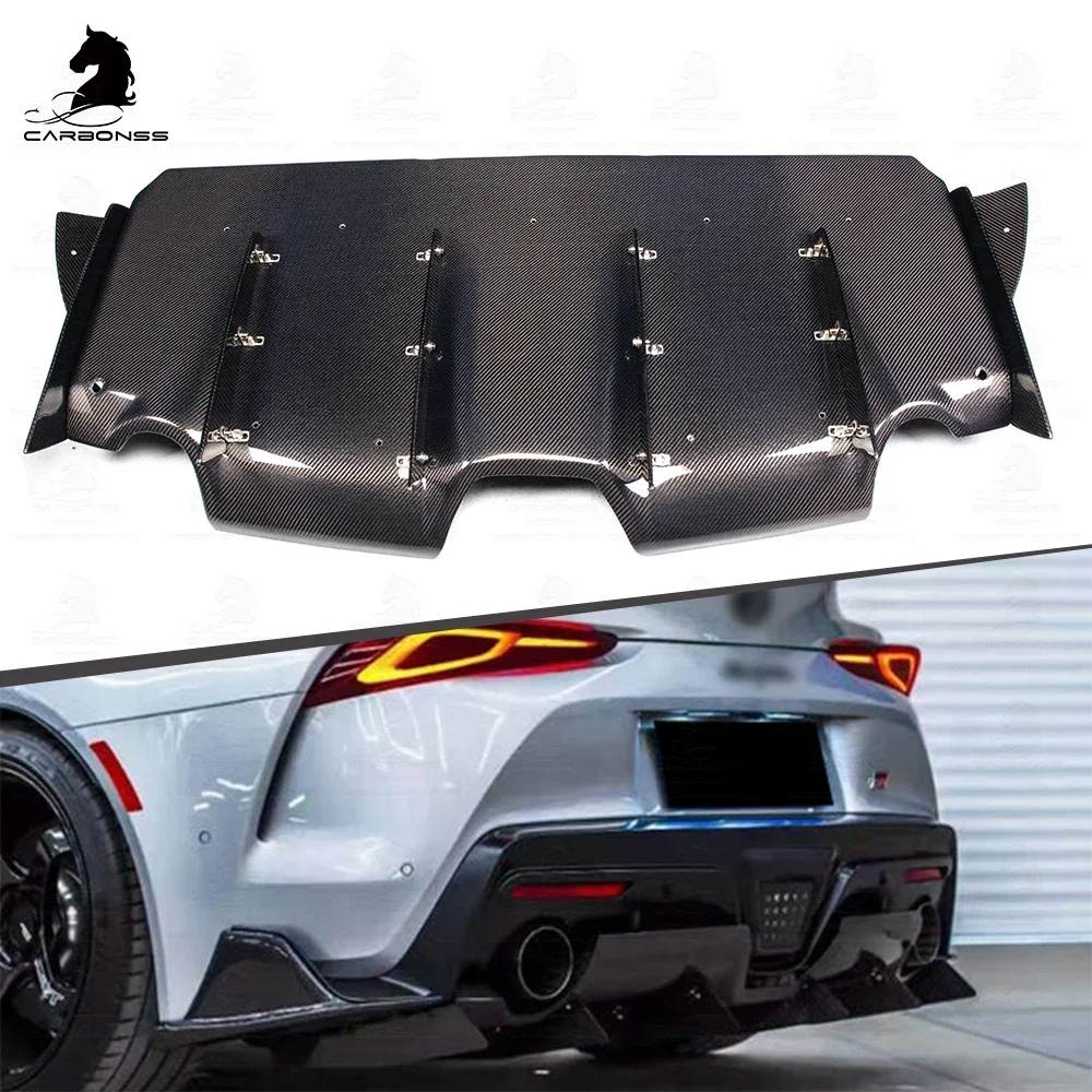 

Auto Rear Carbon Fiber Body Kits Rear Bumper Lip for Toyota Supra A90 Mk5 VRS Type Rear Bumper Diffuser 2019+