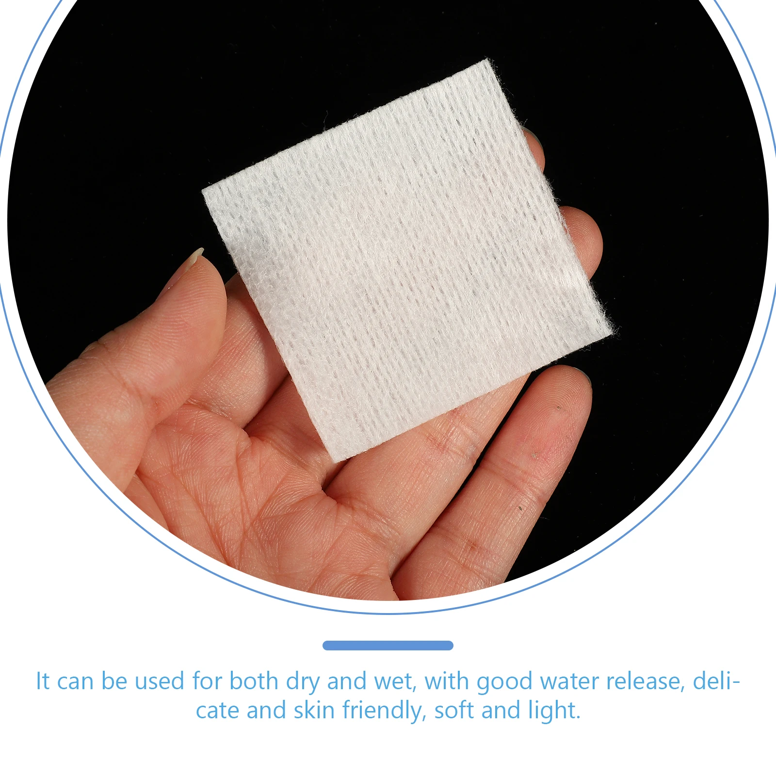 

600pcs Nonwoven Fabric Pads Makeup Remover Sheets Facial Cleansing Wet Dry Use Cloth Beauty Tools Lip Cosmetics