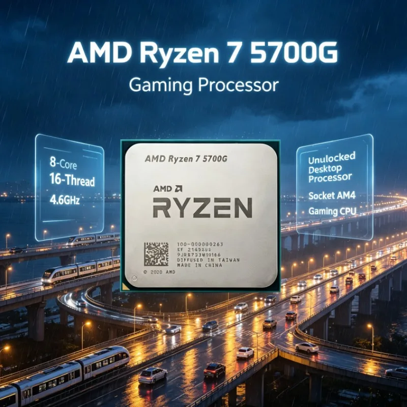 AMD R7 5700G Ryzen 7 Processor 7nm 4.6GHz 8 Cores 16 Threads Socket AM4 16MB L3 100-000000263