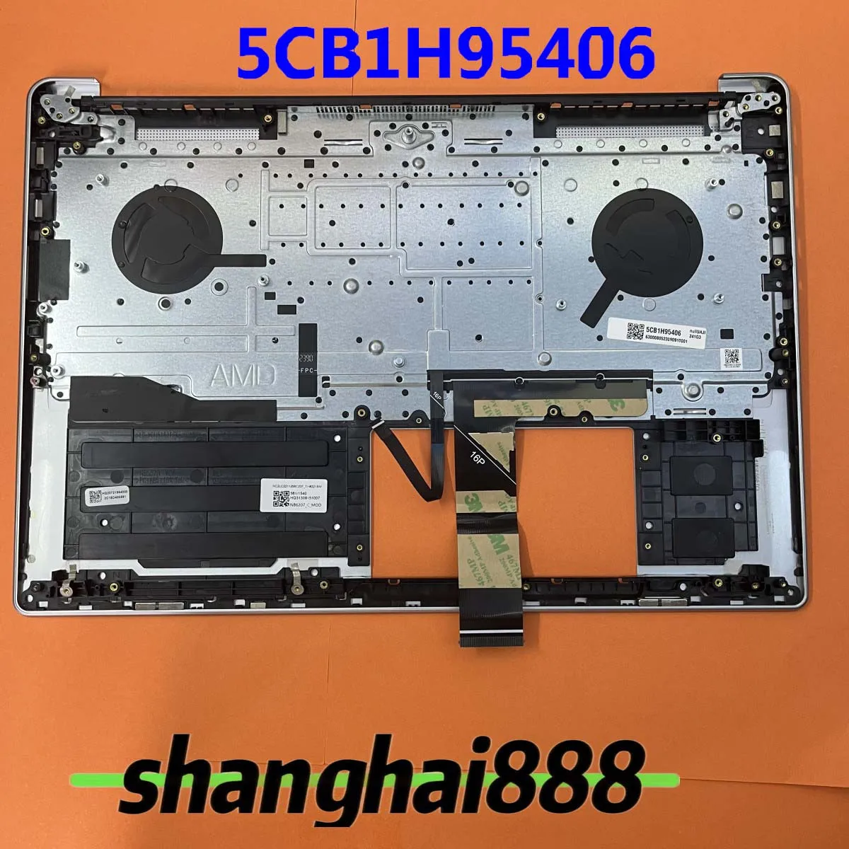 for lenovo IdeaPad 5 Pro 16IAH7 16ARH7 palmrest C-cover with keyboard 5CB1H95406