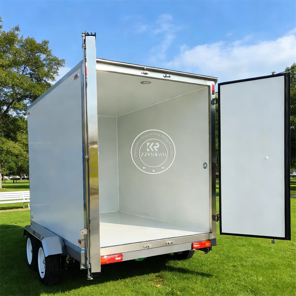 Insulated Cold Storage Trailer Refrigerated Truck Controlled Temperature Reefer Trailer With Stable Cooling System