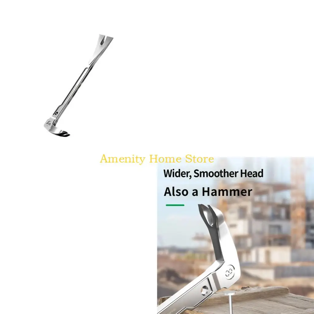 

F26C Multipurpose Steel Hammer And Pry Bar Set For Woodworking And Home Projects