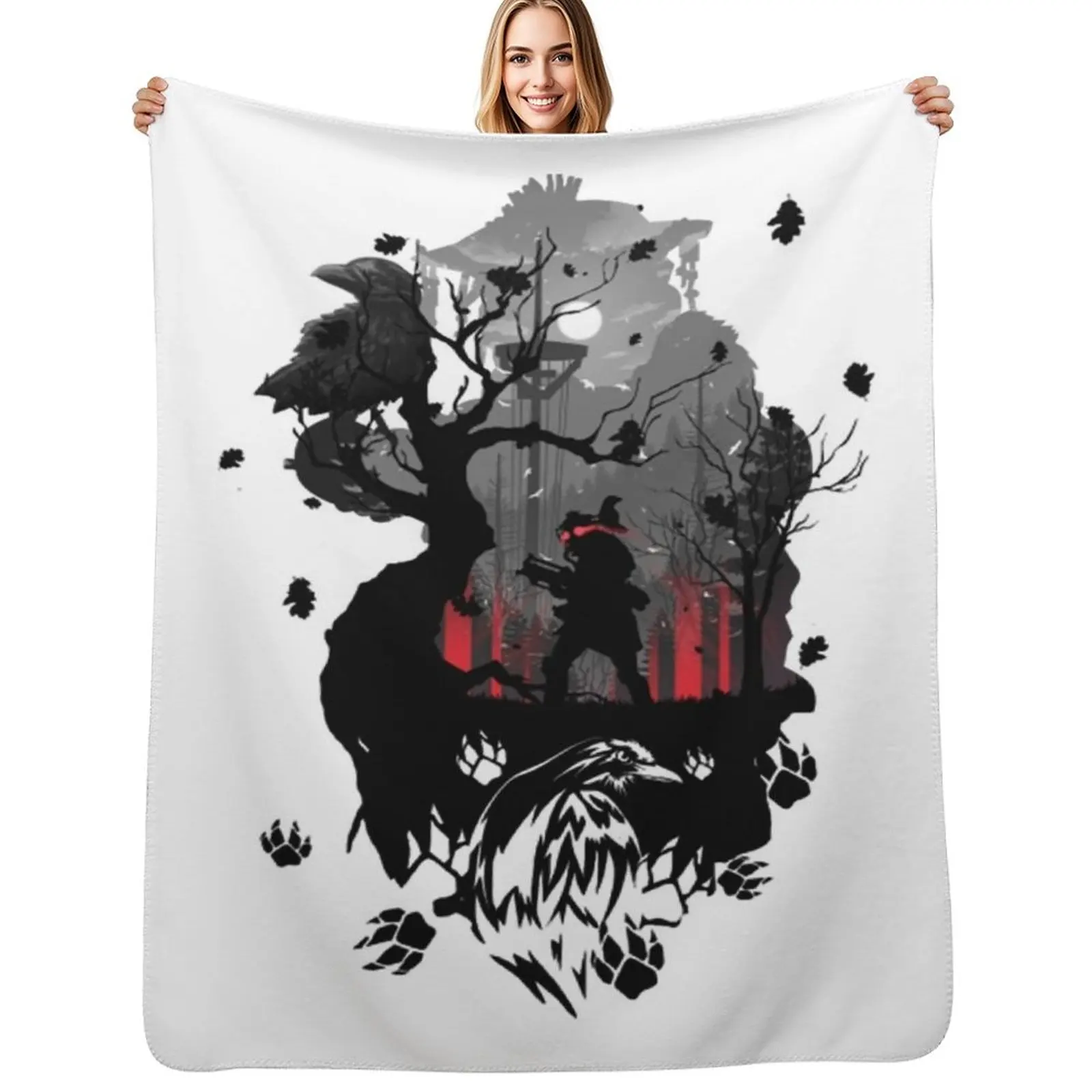 

Apex Legends Bloodhound Shirt Throw Blanket Luxury Thins Camping funny gift Blankets