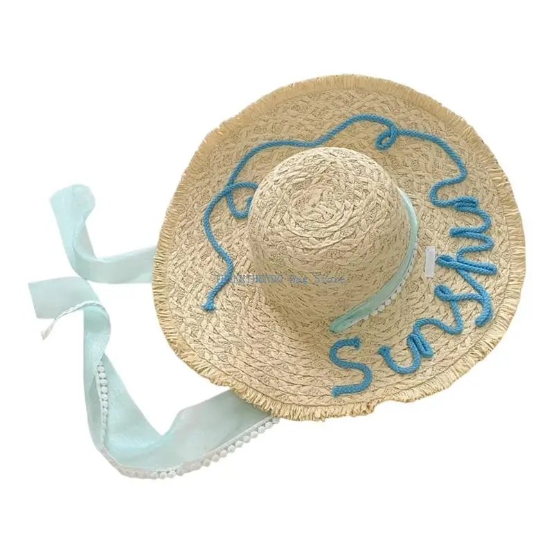 340D Stylish Unisex Sun Hat Natural Paper Straw Features Wide Brims Fashionable Outdoor Hat Great For Daily Wear Or Holiday