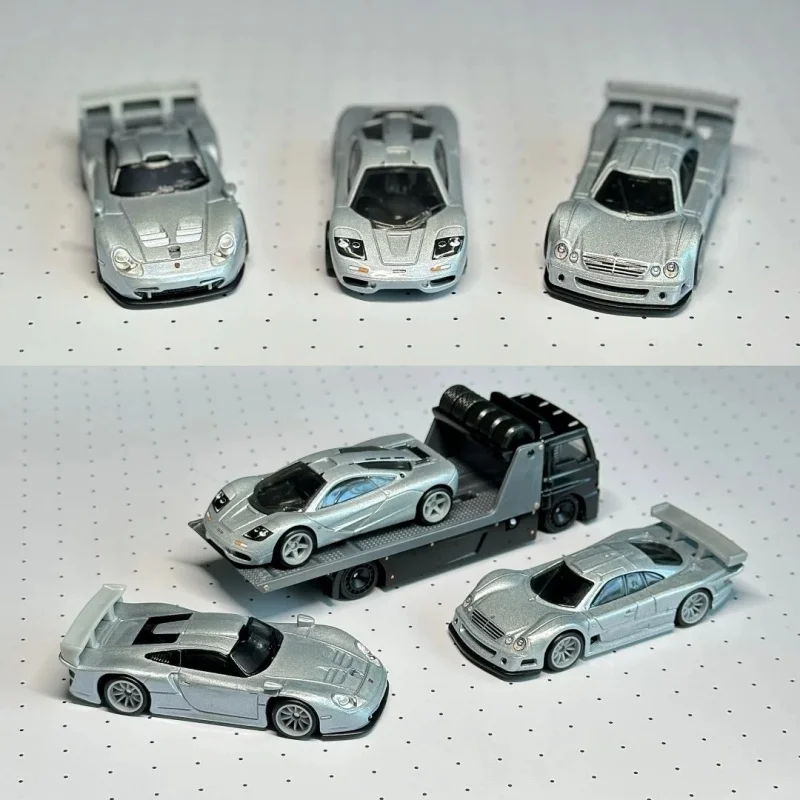 مجموعة تجميع مميزة 1/64 من Hot Wheels أسطول ستريت بورش ماكلارين مرسيدس بنز GMH39 ألعاب سيارات قابلة للجمع سيارة دييكاست