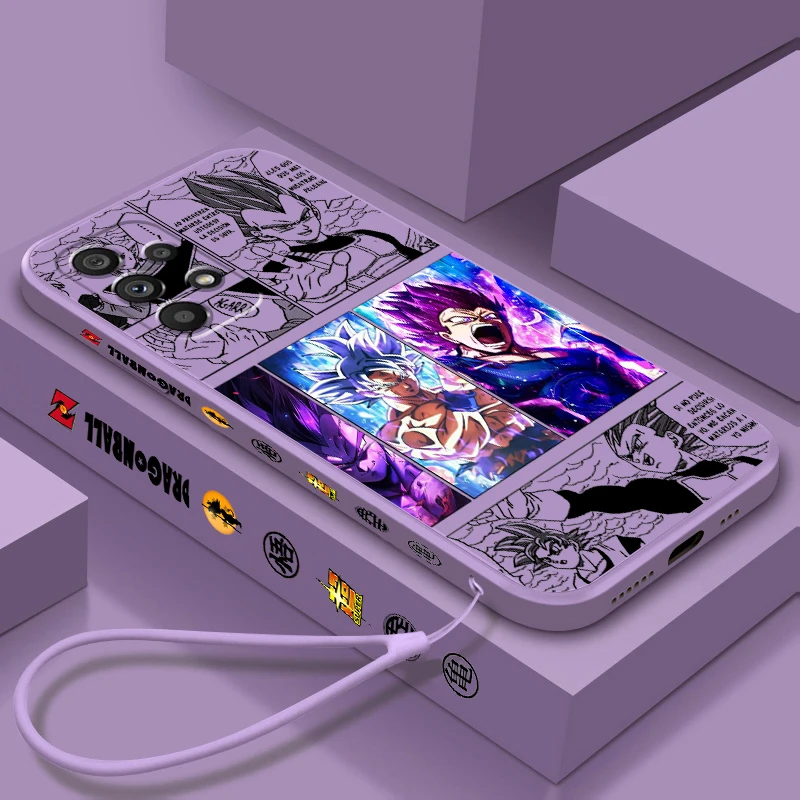 

Comics D-Dragon Ball Art Anime Liquid Left Rope For Samsung Note 20 10 A54 A31 A14 A03 A22 A34 A04 A24 Ultra Plus 5G Funda