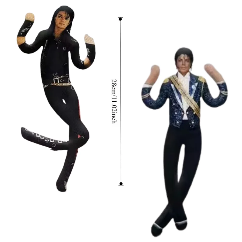 Movie Michael Jackson Cosplay Prop Doll Plush Stuffed Figure Dolls Room Decoration Abstract Joint Mobility Props