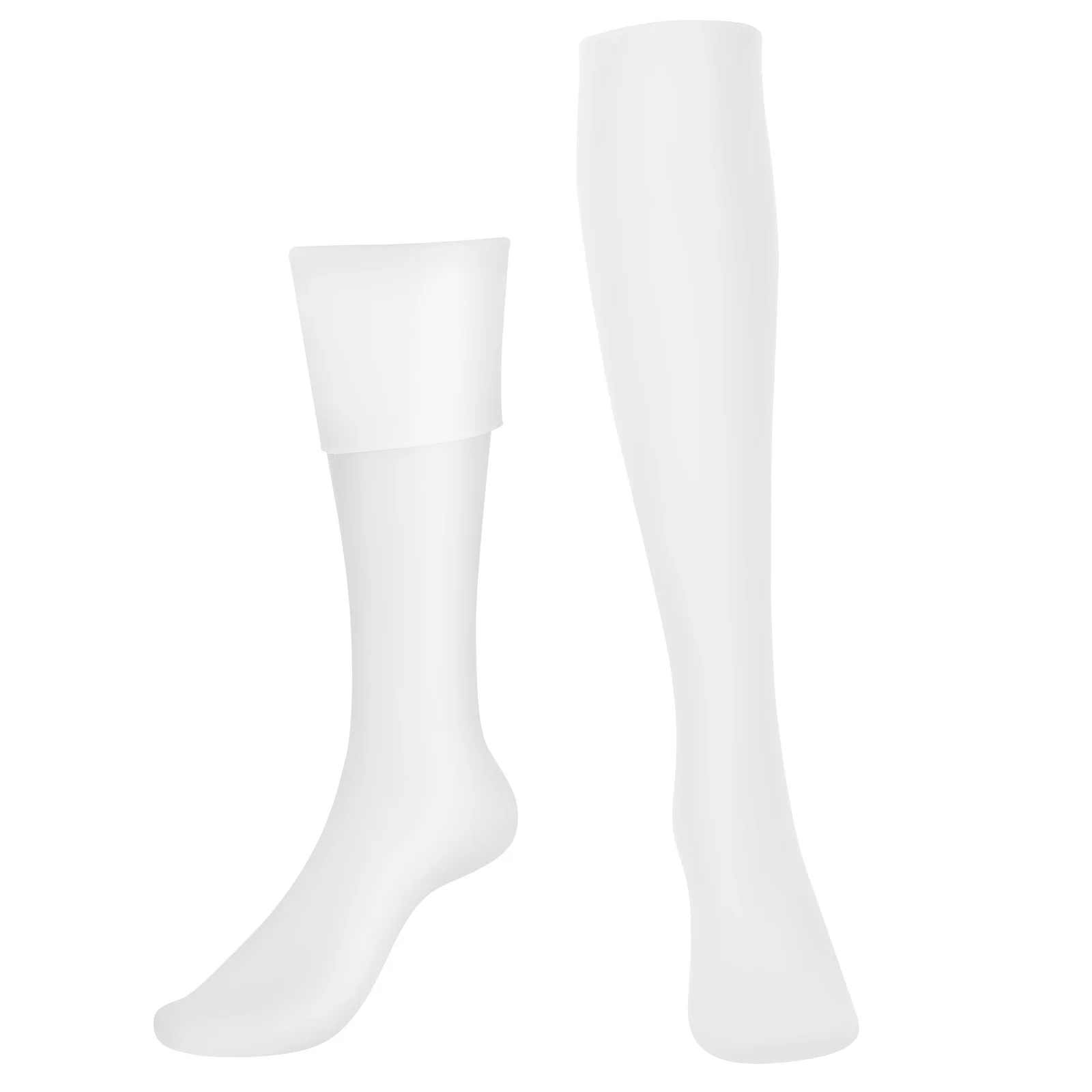 

1pcs Long Tube Gel Socks For Men Women Sebs Moisturizing Foot Care Overnight Heel Repair Soft Elastic Cuff Spa Socks For Dry