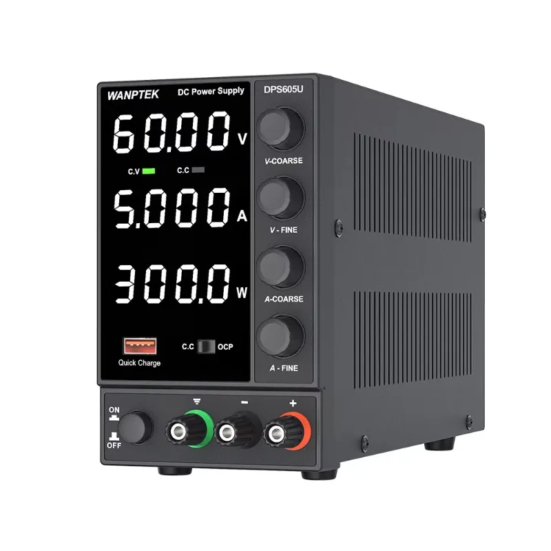 Adjustable DC Stabilized Single Power Supply DPS605U 60V5A CE FCC for for Electroplating Battery Charging Lab