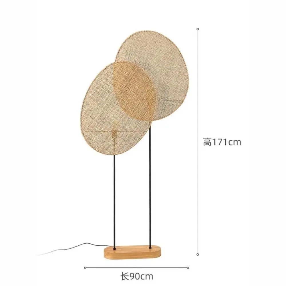 Floor lamp rattan homestay living room bedroom table lamp wall lamp decoration atmosphere