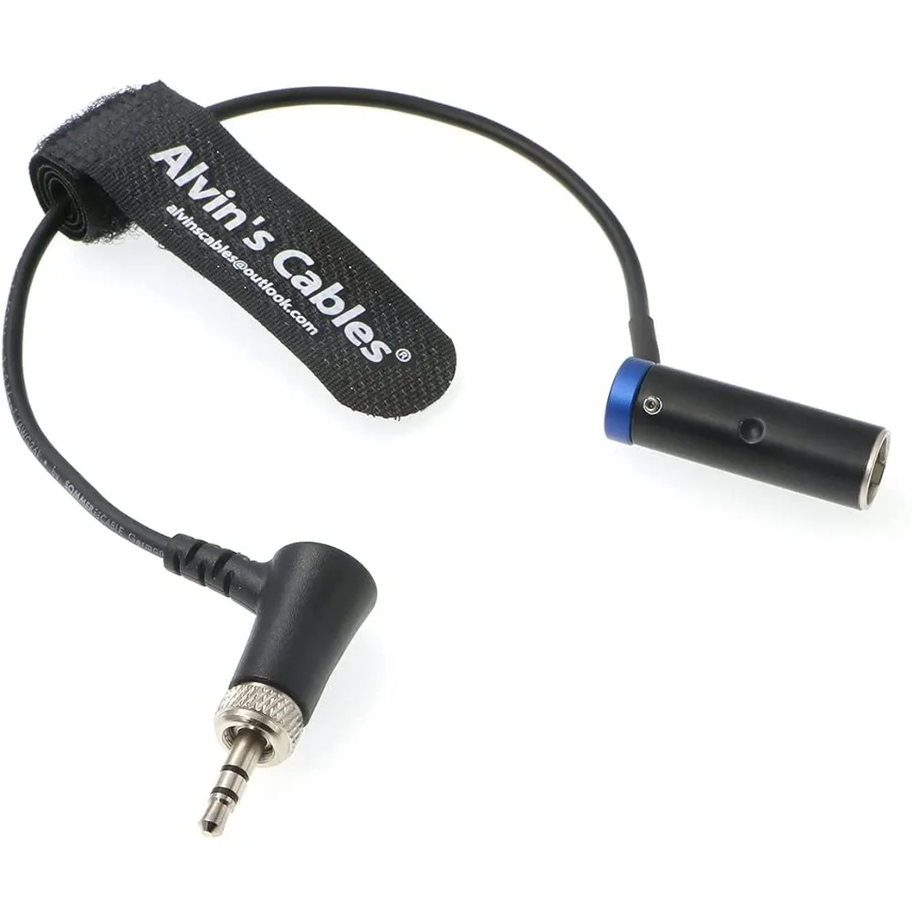 

Alvin's Cables Low-Profile TA3M Mini-XLR 3-Pin Male to 3.5mm-TRS-Locking Audio-Cable for Canon-EOS-C70 from Deity BP-TRX
