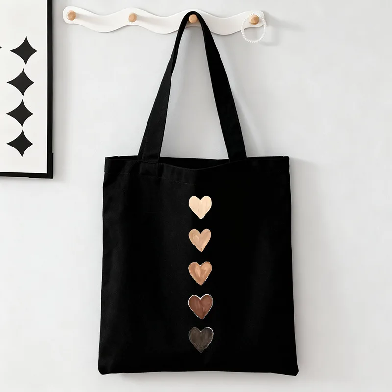 

Men's and Women's Festival New Year Canvas Bag Student Portable Storage Handbag Shopping Travel Shoulder Bag