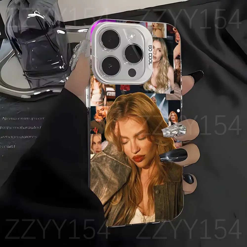 Funda de teléfono Luisa Sonza MOTINHA para iPhone 17,16,15,14,13,12,X,8,Pro,Max,Plus,E,SE4,Air,Mini blanco IMD mate