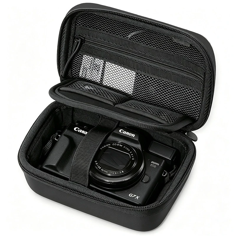 For Canon Sony Fujifilm Nikon Samsung Panasonic Shockproof Hard Portable Digital Ccd Camera Case Compact Storage Bag