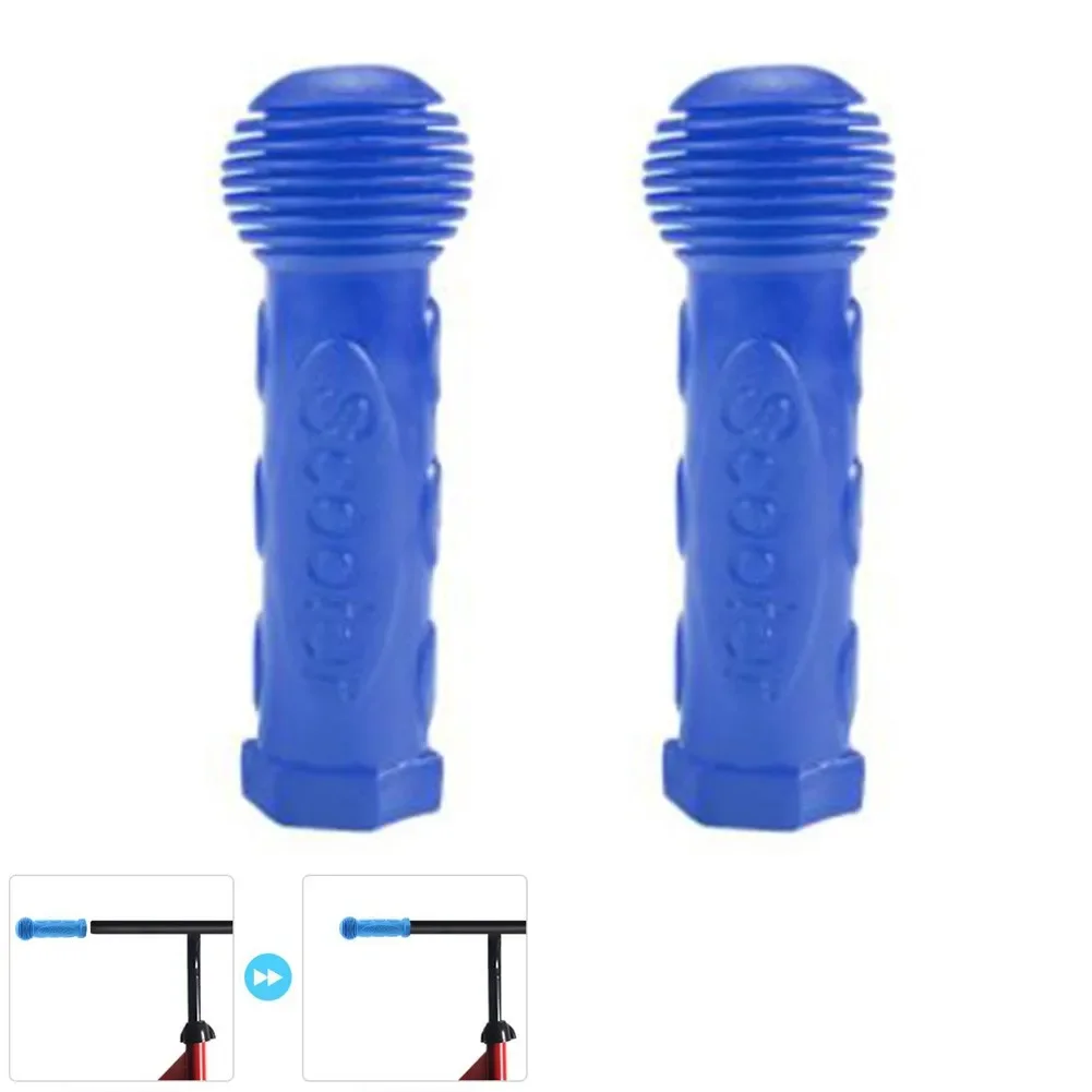 Gumowe uchwyty rowerowe i hulajnogi dla dzieci antypoślizgowe wodoodporne niebieskie/różowe/cyanowe/czarne/zielone/ciemnoniebieskie/czerwone akcesoria rowerowe